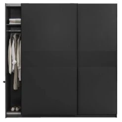 Schuifdeurkast Genua - Antraciet - 204x200x60 Cm 7 Schuifdeurkast Genua - Antraciet - 204x200x60 Cm -RoomStyle Verkoopwinkel 12404450 0140
