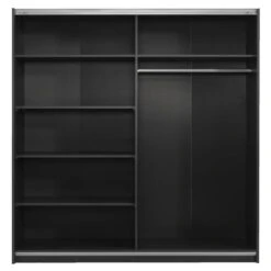 Schuifdeurkast Genua - Antraciet - 204x200x60 Cm 9 Schuifdeurkast Genua - Antraciet - 204x200x60 Cm -RoomStyle Verkoopwinkel 12404450 0221