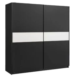 Schuifdeurkast Genua - Antraciet/wit - 204x200x60 Cm 8 Schuifdeurkast Genua - Antraciet/wit - 204x200x60 Cm -RoomStyle Verkoopwinkel 12404460 0300