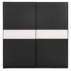 Schuifdeurkast Genua - Antraciet/wit - 204x200x60 Cm 1 Schuifdeurkast Genua - Antraciet/wit - 204x200x60 Cm -RoomStyle Verkoopwinkel 12404460