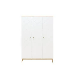 Bopita Paris 3-deurskast - Wit/Eiken