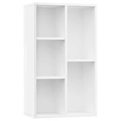 VidaXL Boekenkast/dressoir 50x25x80 Cm Spaanplaat Wit