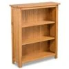 VidaXL Boekenkast Met 3 Schappen 70x22,5x82 Cm Massief Eikenhout -RoomStyle Verkoopwinkel 1336435053