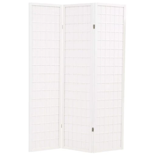 VidaXL Kamerscherm Inklapbaar Japanse Stijl 120x170 Cm Wit 1 VidaXL Kamerscherm Inklapbaar Japanse Stijl 120x170 Cm Wit -RoomStyle Verkoopwinkel 1349137934