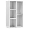 VidaXL Boekenkast/dressoir 50x25x80 Cm Spaanplaat Hoogglans Wit -RoomStyle Verkoopwinkel 1394805276