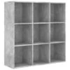 VidaXL Boekenkast 98x30x98 Cm Spaanplaat Betongrijs -RoomStyle Verkoopwinkel 1405462315