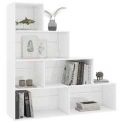 VidaXL Boekenkast/kamerscherm 155x24x160 Cm Bewerkt Hout Hoogglans Wit 8 VidaXL Boekenkast/kamerscherm 155x24x160 Cm Bewerkt Hout Hoogglans Wit -RoomStyle Verkoopwinkel 144fe7fd4cab4e7c820c2e6284936bca