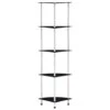 VidaXL Kastje 5-laags 30x30x130 Cm Gehard Glas Zwart 1 VidaXL Kastje 5-laags 30x30x130 Cm Gehard Glas Zwart -RoomStyle Verkoopwinkel 1499207667