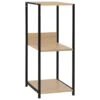 VidaXL Boekenkast 33,5x39,6x79,7 Cm Spaanplaat Zwart En Eikenkleurig -RoomStyle Verkoopwinkel 1504554400