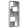 VidaXL Boekenkast 67x24x161 Cm Spaanplaat Betongrijs 2 VidaXL Boekenkast 67x24x161 Cm Spaanplaat Betongrijs -RoomStyle Verkoopwinkel 1570254927