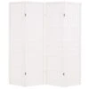 VidaXL Kamerscherm Inklapbaar Japanse Stijl 160x170 Cm Wit