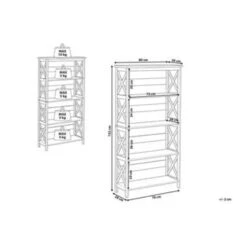 Beliani Boekenkast FOSTER - Wit Mdf 8 Beliani Boekenkast FOSTER - Wit Mdf -RoomStyle Verkoopwinkel 1675667882 0102