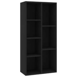 VidaXL Boekenkast 50x25x106 Cm Bewerkt Hout Zwart