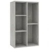 VidaXL Boekenkast/dressoir 50x25x80 Cm Spaanplaat Betongrijs -RoomStyle Verkoopwinkel 1694723699