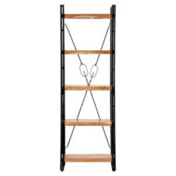 VidaXL Boekenkast Met 5 Schappen 60x30x180 Cm Massief Acaciahout -RoomStyle Verkoopwinkel 1710195139 0101