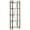 VidaXL Boekenkast Met 5 Schappen 60x30x180 Cm Massief Acaciahout -RoomStyle Verkoopwinkel 1710195139