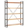 VidaXL Boekenkast Met 5 Schappen 140x30x180 Cm Massief Acaciahout -RoomStyle Verkoopwinkel 1723550252
