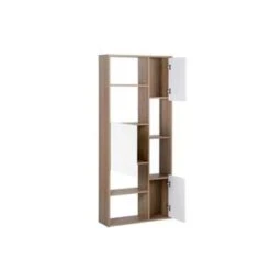 Beliani Boekenkast GRADA - Donkere Houtkleur Mdf 9 Beliani Boekenkast GRADA - Donkere Houtkleur Mdf -RoomStyle Verkoopwinkel 1726205189 0103