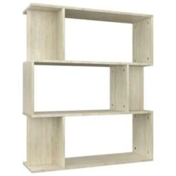 VidaXL Boekenkast/kamerscherm 80x24x96 Cm Bewerkt Hout Sonoma Eiken