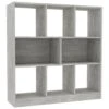 VidaXL Boekenkast 97,5x29,5x100 Cm Bewerkt Hout Betongrijs -RoomStyle Verkoopwinkel 1819047369