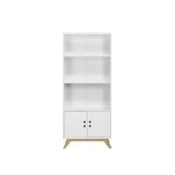 Bopita Lynn Boekenkast - Wit/Naturel