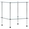 VidaXL Kastje 2-laags 40x40x47 Cm Gehard Glas Transparant -RoomStyle Verkoopwinkel 1844976697