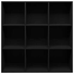 VidaXL Boekenkast 98x30x98 Cm Spaanplaat Zwart -RoomStyle Verkoopwinkel 1894898493 0103
