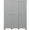 WOOOD Dennis 3 Deurs Kast - Grenen - Betongrijs - 202x158x55 2 WOOOD Dennis 3 Deurs Kast - Grenen - Betongrijs - 202x158x55 -RoomStyle Verkoopwinkel 1912591669