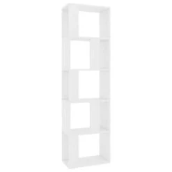 VidaXL Boekenkast/kamerscherm 45x24x159 Cm Bewerkt Hout Wit