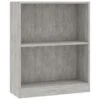 VidaXL Boekenkast 60x24x74,5 Cm Bewerkt Hout Betongrijs -RoomStyle Verkoopwinkel 1938253085