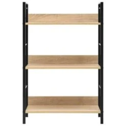 VidaXL Boekenkast Met 3 Schappen 60x27,6x90,5 Cm Spaanplaat Eikenkleur 8 VidaXL Boekenkast Met 3 Schappen 60x27,6x90,5 Cm Spaanplaat Eikenkleur -RoomStyle Verkoopwinkel 1964886669 0102