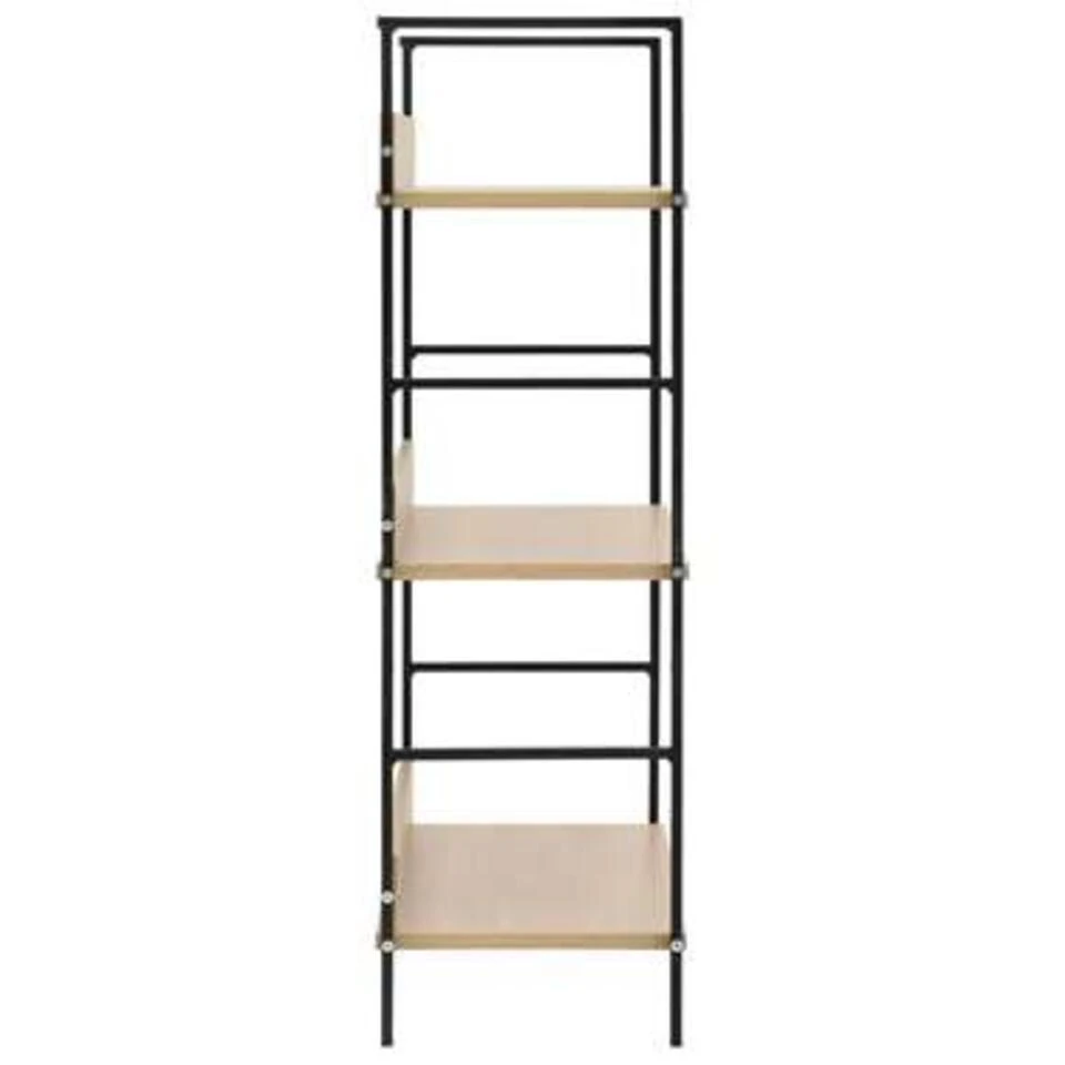 VidaXL Boekenkast Met 3 Schappen 60x27,6x90,5 Cm Spaanplaat Eikenkleur 6 VidaXL Boekenkast Met 3 Schappen 60x27,6x90,5 Cm Spaanplaat Eikenkleur - Afbeelding 4