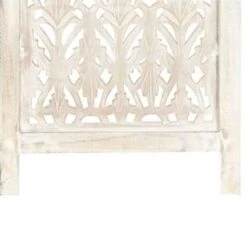 VidaXL Kamerscherm Met 5 Panelen Handgesneden 200x165 Cm Mangohout Wit 9 VidaXL Kamerscherm Met 5 Panelen Handgesneden 200x165 Cm Mangohout Wit -RoomStyle Verkoopwinkel 1968571377 0103