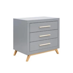 Bopita Fenna Commode Met 3 Laden - Grey/Natural