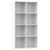 VidaXL Boekenkast/dressoir 66x30x130 Cm Bewerkt Hout Hoogglans Wit -RoomStyle Verkoopwinkel 1992315299