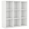VidaXL Boekenkast 98x30x98 Cm Spaanplaat Wit 1 VidaXL Boekenkast 98x30x98 Cm Spaanplaat Wit -RoomStyle Verkoopwinkel 1997722791