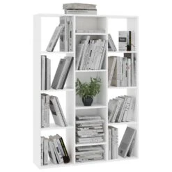 VidaXL Kamerscherm/boekenkast 100x24x140 Cm Bewerkt Hout Wit -RoomStyle Verkoopwinkel 1c2d7d3c18db4875a6377aa30f66a32f