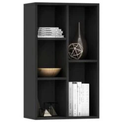 VidaXL Boekenkast/dressoir 50x25x80 Cm Spaanplaat Zwart -RoomStyle Verkoopwinkel 21ad98f24a7d403d84a8f04436fb867d
