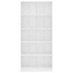 VidaXL Boekenkast Met 5 Schappen 80x24x175 Cm Bewerkt Hout Wit -RoomStyle Verkoopwinkel 2c99a9b3ff7f49609b3ba6550fac4b42