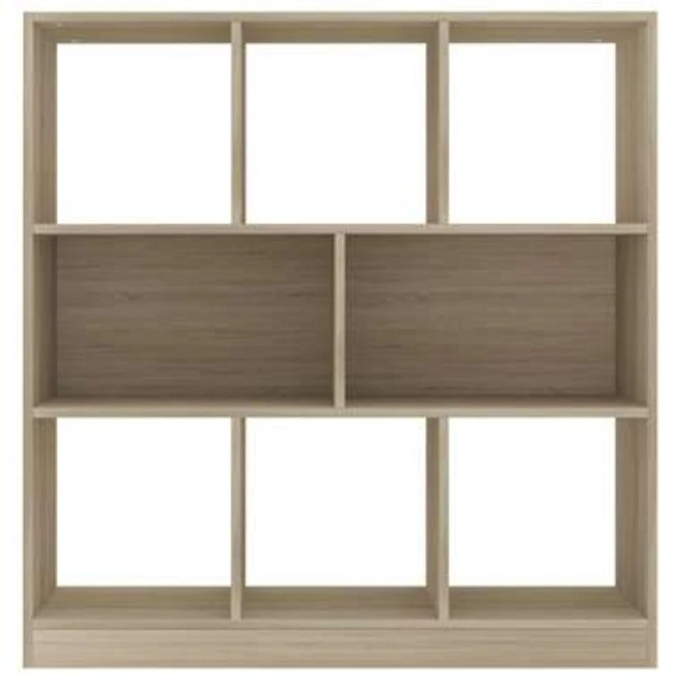 VidaXL Boekenkast 97,5x29,5x100 Cm Bewerkt Hout Sonoma Eikenkleurig 5 VidaXL Boekenkast 97,5x29,5x100 Cm Bewerkt Hout Sonoma Eikenkleurig - Afbeelding 3