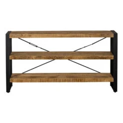 Boekenkast Minneapolis 120cm Laag - Mangohout - Bruin - Rechthoekig -RoomStyle Verkoopwinkel 2f1b820f2a2d4a32bf352c5839774620