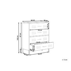Beliani Kantoorkast ENAGO - Zwart Staal -RoomStyle Verkoopwinkel 31d743fda79249ebb37a11c4c558cac7