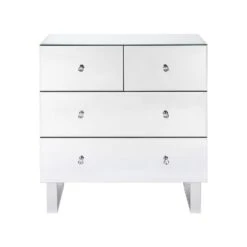 Beliani Commode NESLE - Zilver Glas -RoomStyle Verkoopwinkel 33b94e1eb3e34fa5842bd5e94e04d548