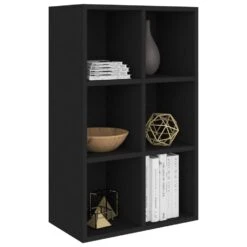 VidaXL Boekenkast/dressoir 66x30x97,8 Cm Bewerkt Hout Zwart -RoomStyle Verkoopwinkel 3b45fe5807c04ff6894ef10ed92fa069