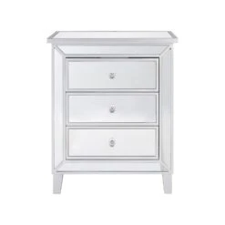 Beliani Commode BREVES - Zilver Glas -RoomStyle Verkoopwinkel 424707f686d047e9901c1489e14f64c4