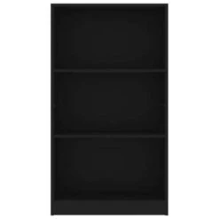 VidaXL Boekenkast Met 3 Schappen 60x24x109 Cm Bewerkt Hout Zwart -RoomStyle Verkoopwinkel 433ba0328ccb492f8dc9da7d2c174d65