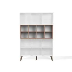 Beliani Boekenkast ALLOA - Wit Spaanplaat -RoomStyle Verkoopwinkel 4852a21a470d4ac9a69aa2af7ebbfdb2