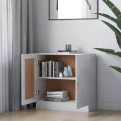 VidaXL Boekenkast 82,5x30,5x80 Cm Spaanplaat Hoogglans Wit -RoomStyle Verkoopwinkel 486db392000640da973cef9af2c2a718
