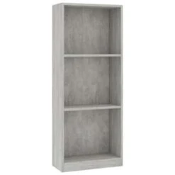 VidaXL Boekenkast Met 3 Schappen 40x24x108 Cm Bewerkt Hout Betongrijs -RoomStyle Verkoopwinkel 4893682e77eb4660abe38de582f7409d
