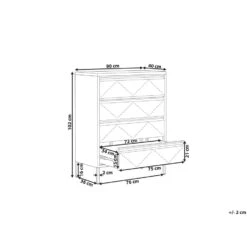 Beliani Kantoorkast MATANA - Zwart Staal -RoomStyle Verkoopwinkel 4c309b82863040fca9c29da05c4bd18c 1